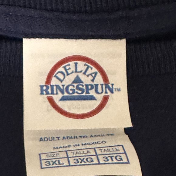 Keith Haring Look alike design Dark Blue T-Shirt (back graphic), Size XXXL - Picture 3 of 5